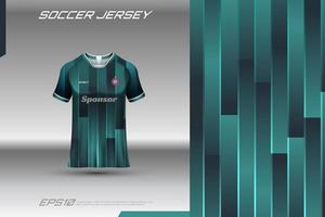 modello di jersey sportivo e t-shirt mockup vettoriale di design in jersey sportivo. design sportivo per calcio, corse, maglie da gioco. vettore.