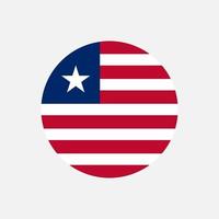 Liberia di paese. bandiera della Liberia. illustrazione vettoriale. vettore
