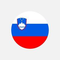 paese sloveno. bandiera slovena. illustrazione vettoriale. vettore