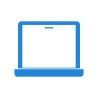 laptop illustrato su sfondo bianco vettore