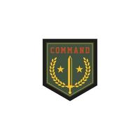 loghi militari distintivi simboli dell'esercito vettoriali stock