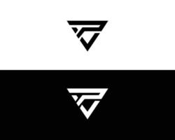 moderno lp e pl lettera logo e icona grafica vettoriale. vettore