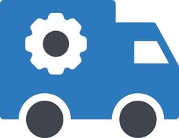 illustrazione vettoriale di impostazione del camion su uno sfondo. simboli di qualità premium. icone vettoriali per il concetto e la progettazione grafica.