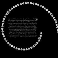 illustrazione astratta di vettore del fondo del diamante nero bello