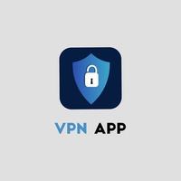 logo vpn app icona vettore