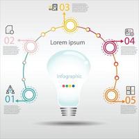 idea infografica forma dati vettore modello processo concetto passo per strategia e formazione informativa