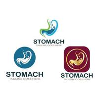 disegni dell'icona di cura dello stomaco vettore