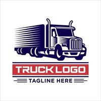 illustrazione vettoriale del logo del camion