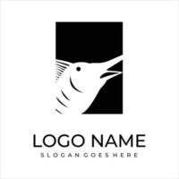 logo di pesce creativo vettore