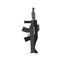 icona multicolore piatta della pistola vettore