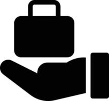 illustrazione vettoriale di cura del portafoglio su uno sfondo. simboli di qualità premium. icone vettoriali per il concetto e la progettazione grafica.