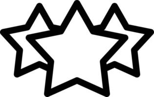 stelle illustrazione vettoriale su uno sfondo simboli di qualità premium. icone vettoriali per il concetto e la progettazione grafica.