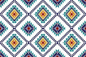 ikat astratto geometrico etnico tessile modello senza cuciture. tappeto in tessuto azteco ornamenti mandala decorazioni tessili carta da parati. vettore di ricamo tradizionale tessile tribale boho nativo della Turchia.