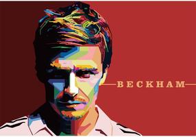 Ritratto di David Beckham Vector