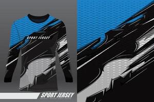 tshirt design sportivo per corse, jersey, ciclismo, calcio, giochi, motocross vettore