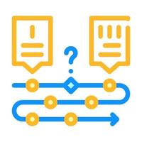 dimenticare la fase di comunicazione dell'illustrazione vettoriale dell'icona a colori del call center