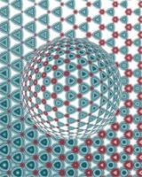 palla sferica sfocata 3d colorata. illustrazione vettoriale