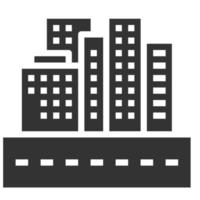 icona di strada simbolo vettore design semplice per l'utilizzo in grafica web report logo infografica