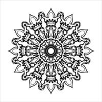 mandala disegnato a mano. decorazione in ornamento etnico orientale doodle. vettore