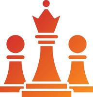 stile icona di scacchi vettore