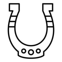 stile icona a ferro di cavallo vettore
