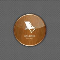 vettore di icone dell'applicazione vacanze