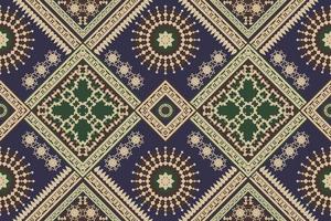 disegno tradizionale geometrico etnico orientale modello per sfondo, moquette, carta da parati, abbigliamento, confezionamento, batik, tessuto, stile ricamo. vettore