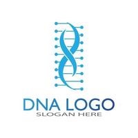 dna vector logo design template.modern medical logotype.laboratorio scienza icona simbolo.colorato farmacologia segno-vettore