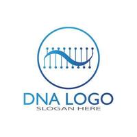 dna vector logo design template.modern medical logotype.laboratorio scienza icona simbolo.colorato farmacologia segno-vettore