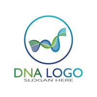 dna vector logo design template.modern medical logotype.laboratorio scienza icona simbolo.colorato farmacologia segno-vettore