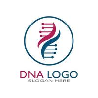 dna vector logo design template.modern medical logotype.laboratorio scienza icona simbolo.colorato farmacologia segno-vettore