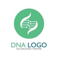 dna vector logo design template.modern medical logotype.laboratorio scienza icona simbolo.colorato farmacologia segno-vettore