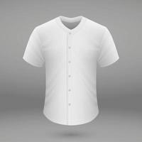 modello di maglia per maglia da baseball vettore