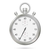 cronometro realistico d'argento