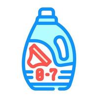 illustrazione vettoriale dell'icona del colore del detersivo in polvere per bambini