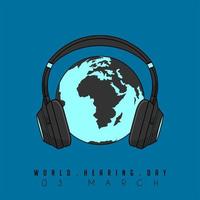 progettazione della giornata mondiale dell'udito