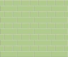 modello astratto rettangolo senza soluzione di continuità. piastrelle per pavimento in ceramica verde chiaro. struttura del muro di mattoni di cemento, illustrazione vettoriale