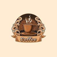 logo per caffetteria vettore