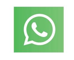 whatsapp social media logo astratto simbolo disegno vettoriale illustrazione