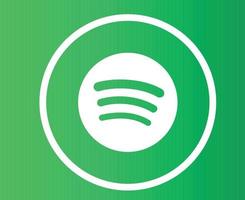 spotify social media logo design icona simbolo illustrazione vettoriale