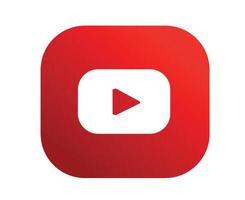 youtube social media icona simbolo astratto illustrazione vettoriale