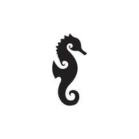 icona del logo creativo cavalluccio marino. icona di cavalluccio marino e illustrazione vettoriale di simbolo.