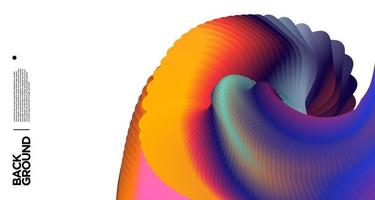 vettore colorato gradiente astratto fluido sfondo per il modello di banner