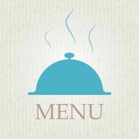 illustrazione vettoriale del modello di menu del ristorante