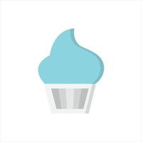 vettore di cupcake per la presentazione dell'icona del simbolo del sito Web