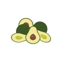 disegno dell'illustrazione dell'icona di vettore di avocado