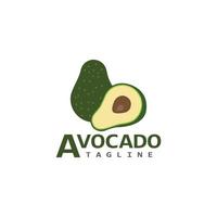 disegno dell'illustrazione dell'icona di vettore di avocado