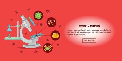 stile cartone animato banner vettoriale coronavirus