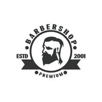 logo del barbiere 2 vettore