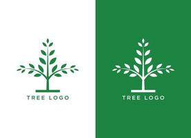 vettore libero del logo dell'albero